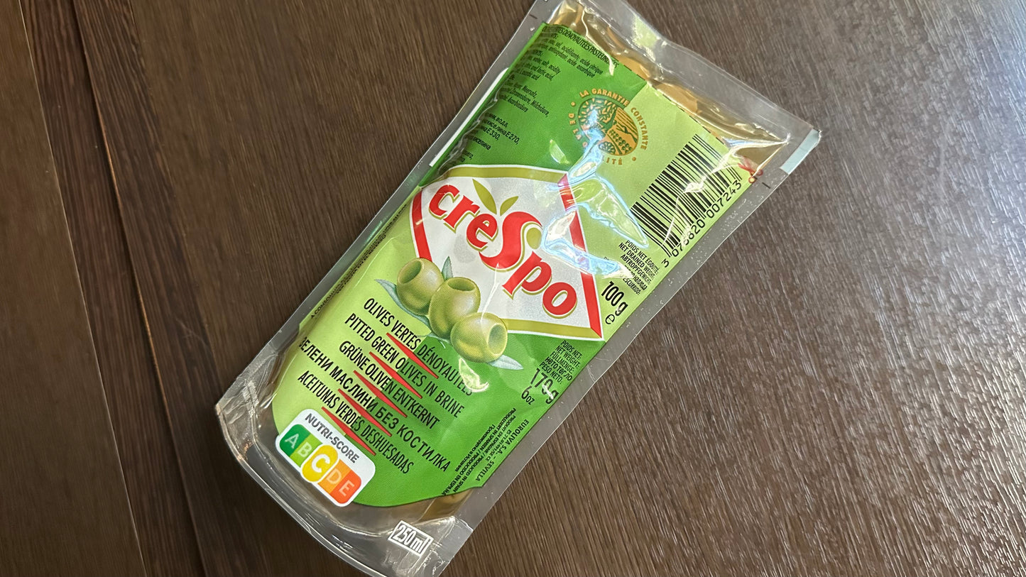 グリーンオリーブ 種抜き スタンドパック クレスポ